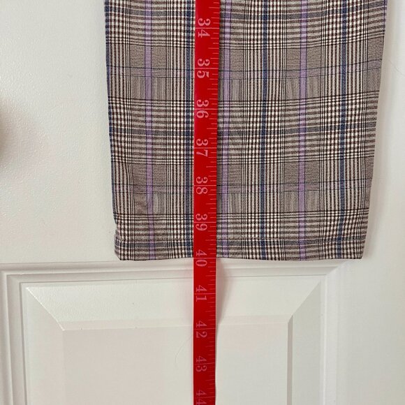 Nasty Gal Plaid Straight-Leg Trousers - Picture 7 of 7